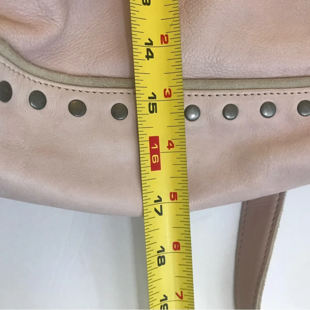 Day & Mood Bohemian Leather Studded Hobo/ Crossbody Bag